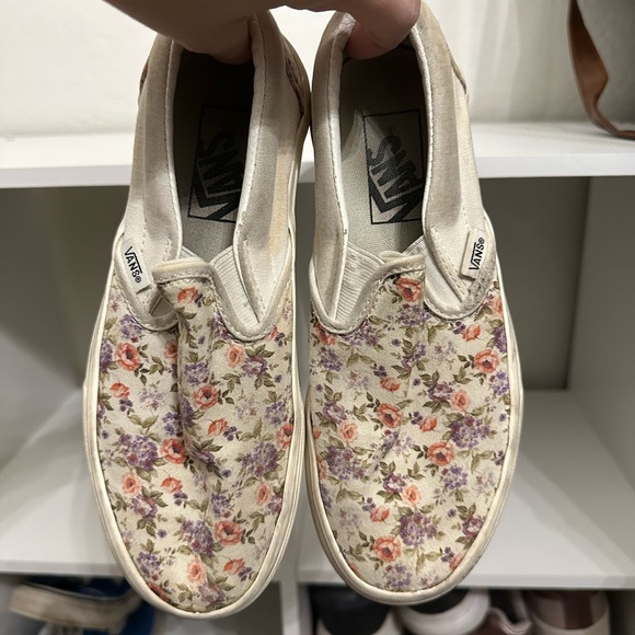 Vans Shoes - Vans Classic White Sneakers with Canvas Comfort